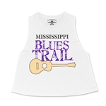 Mississippi Blues Trail Racerback Crop Top - Women's