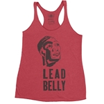 Wood Cut Lead Belly Racerback Tank - Women's