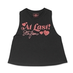 Etta James Red Heart Racerback Crop Top - Women's
