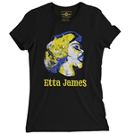 Vintage Grain Etta James Ladies T Shirt - Relaxed Fit