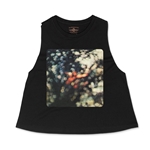 Pink Floyd Obscured By Clouds Racerback Crop Top - Women's