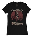 Lead Belly Lap Guitar Ladies T Shirt - Relaxed Fit
