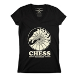 Ltd. Edition Chess Records Knight V-Neck T Shirt - Women's
