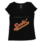 The Official Humble Pie Smokin' V-Neck T Shirt - Women's