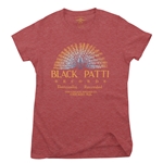 Black Patti Records Blue Peacock Ladies T Shirt - Relaxed Fit