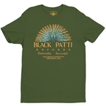Black Patti Records Blue Peacock T-Shirt - Lightweight Vintage Style