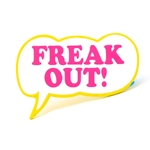 Frank Zappa Freak Out Bubble Enamel Pin