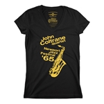 John Coltrane at Newport Jazz Festival V-Neck T Shirt - Women's