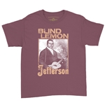 Blind Lemon Jefferson Distress Youth T-Shirt - Lightweight Vintage Children & Toddlers
