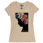 Bob Dylan Milton Glaser Ladies T Shirt - Relaxed Fit