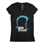 Bob Dylan Blowin' In The Wind V-Neck T Shirt - Women's