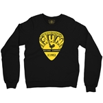 Sun Records Yellow Guitar Pick Crewneck Sweater