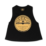 Sun Records Johnny Cash Folsom Prison Racerback Crop Top - Women's