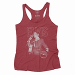 Elvis Marquee Racerback Tank - Women's