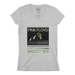 Pink Floyd 1972 Tour V-Neck T Shirt - Women's