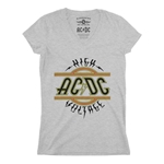 AC/DC High Voltage V-Neck T Shirt - Women's