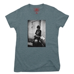 Bob Dylan Bass Guitar Ladies T Shirt - Relaxed Fit