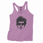 Bob Dylan Headshot Racerback Tank - Women's
