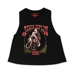 Graphic Janis Joplin 1969 Racerback Crop Top - Women's