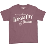 Kansas City Missouri Youth T-Shirt - Lightweight Vintage Children & Toddlers