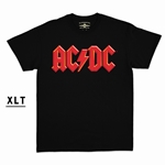 Red AC/DC Logo XLT  T-Shirt - Men's Big & Tall