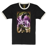 Jimi Hendrix Gold Dust Ringer T-Shirt