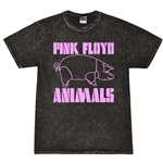 Pink Floyd Animals Mineral Wash T-Shirt - Black