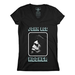 John Lee Hooker Sunglasses Box V-Neck T Shirt - Women's