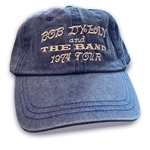 Ltd. Ed. Bob Dylan and The Band 1974 Tour Unstructured Hat - Pigment Dyed Blue