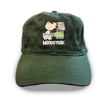 Woodstock Logo Unstructured Hat - Green