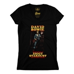 David Bowie Ziggy Stardust & the Spiders V-Neck T Shirt - Women's