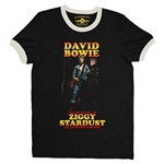 David Bowie Ziggy Stardust & the Spiders Ringer T-Shirt