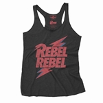 David Bowie Rebel Rebel Racerback Tank - Women's