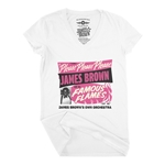 James Brown Famous Flames V-Neck T Shirt - Women's