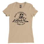 Bad Company 1976 Tour Ladies T Shirt - Relaxed Fit