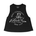 Bad Company 1976 Tour Racerback Crop Top - Women's