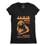 Janis Joplin at Madison Square Garden V-Neck T Shirt - Women's