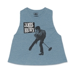 James Brown Halftone Racerback Crop Top - Women's