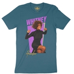 Whitney Houston 80s Vibes T-Shirt - Lightweight Vintage Style