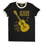 Sun Records Halftone Guitar Ringer T-Shirt