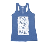 White Walled Pink Floyd The Wall Racerback Tank - Women's