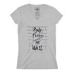 Pink Floyd The Wall Album Cover V-Neck T Shirt - Women's