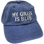My Grass Is Blue Unstructured Hat - Pigment Washed Blue