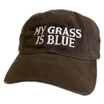 My Grass Is Blue Unstructured Hat - Brown