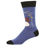 Men's Drummer Socks Crew Blue