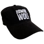 Graphic Howlin' Wolf Unstructured Hat - Black