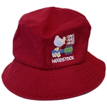 Woodstock Logo Bucket Hat - Red