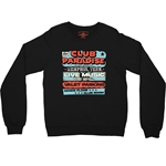 Baby Blue Club Paradise Memphis Crewneck Sweater