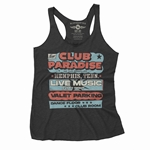Baby Blue Club Paradise Memphis Racerback Tank - Women's