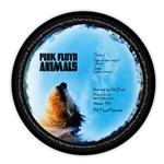 Pink Floyd Animals Vinyl Record Label Round Aluminum Sign - 11.75" Round